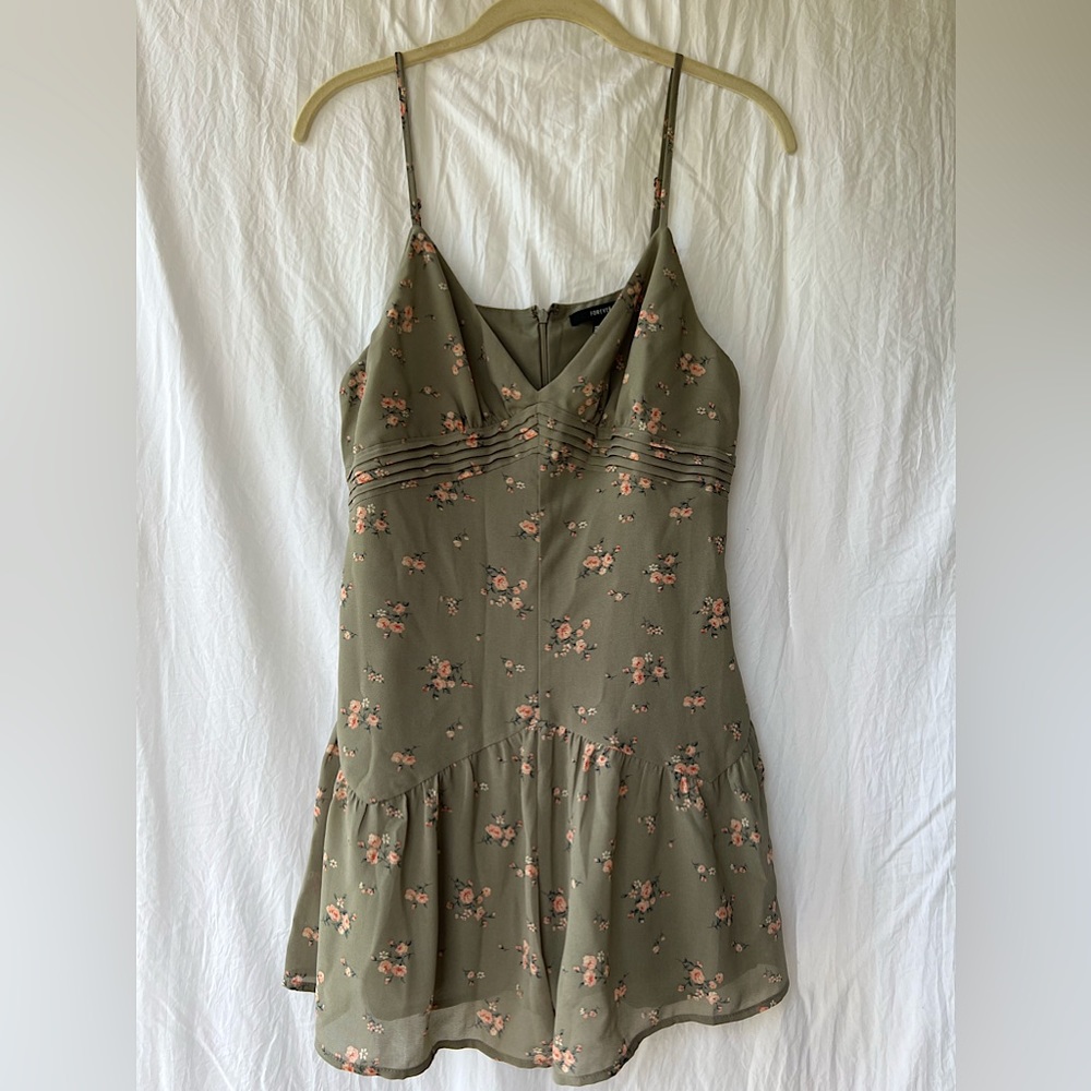 F21 Green Romper